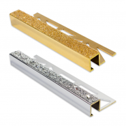 Luxury Tile Trims 24k Gold, Crystal, Diamond category
